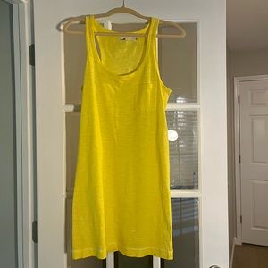 Hi-Line (Madewell) yellow tank pocket dress